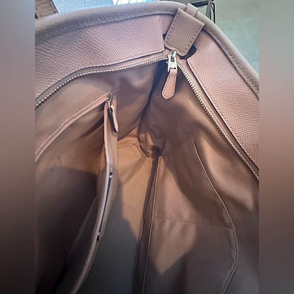 Coach Tan Leather Tote Minimalist Design - Picture 10 of 14